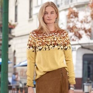 Sundance Artists Desire Wild Side Lambswool & Cashmere Blend Pullover Sweater